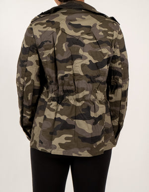 Camouflage Drawstring Jacket