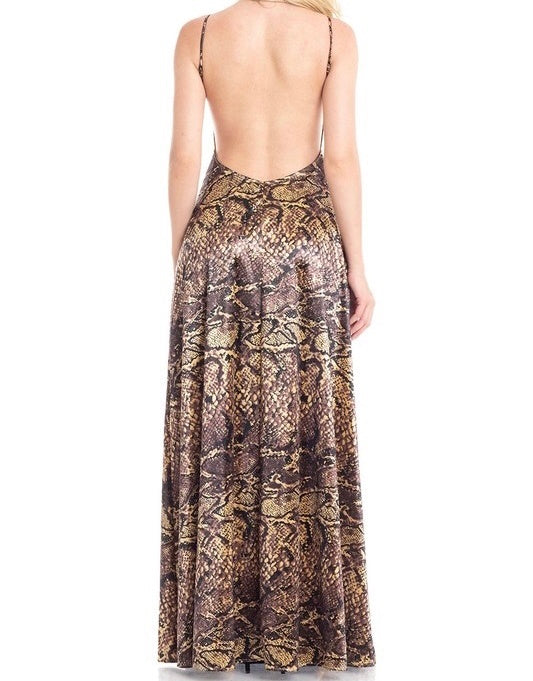 MAXI DRESS "BACK OUT"